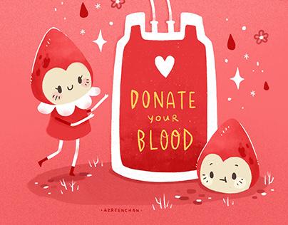 Illustration : Blood Donation Drive