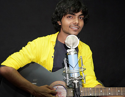 Ankur yadav composer yash playing Guitar
