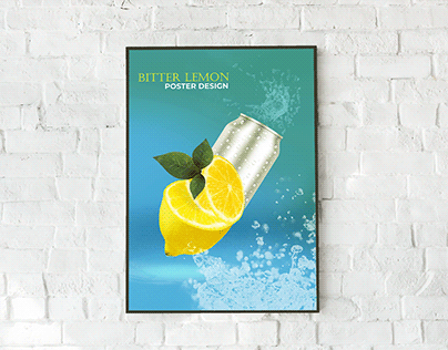 Poster design Bitter Lemon