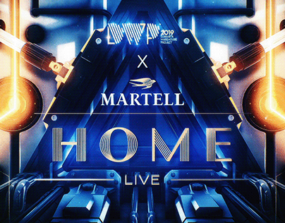 Martell Event - Multimedia Branding