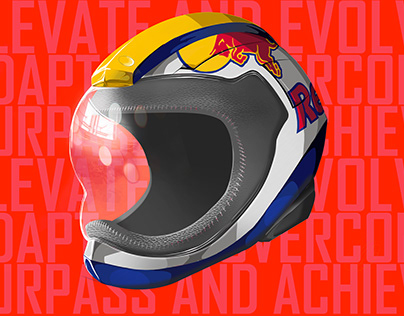 Red Bull Branded Helmet