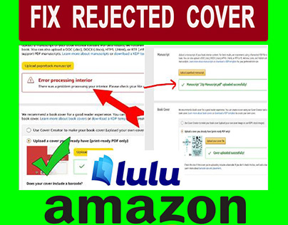 Fix error or Rejected Book Cover