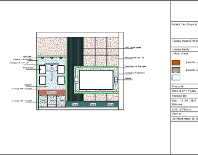 Auto-cad detail drawing 2d
