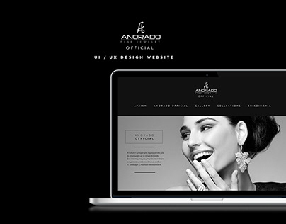 A N O R A D O Fine Jewelry UI Design Website