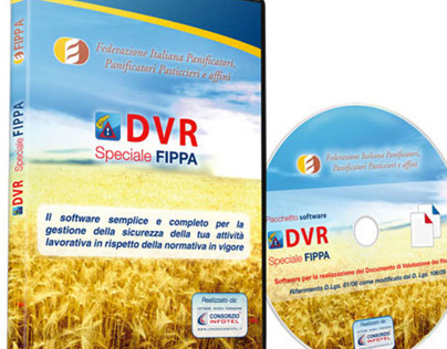 Confezione DVD e Brochure per software