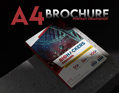 BioHacker A4 Brochure | Portrait | Print Brochure