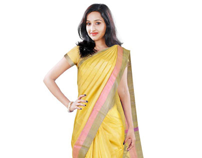 Traditional Indian Designer Sarees with Prints and Patt