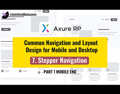 Common Navigation and Layout: 7.Stepper Navigation