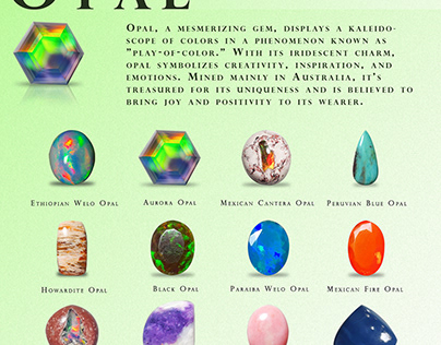 Explore the various types of Opal Gemstone