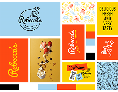 Rebecca's Bakes & Cakes - Logo & Brand Identity Design
