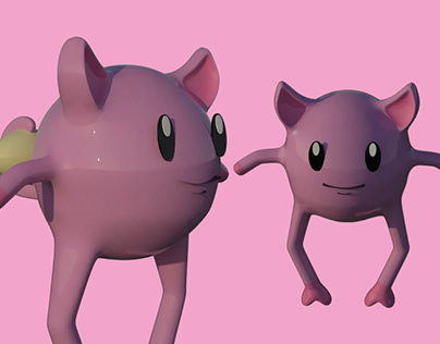 Project thumbnail - Modelado 3D, fusión de Pokémon.
