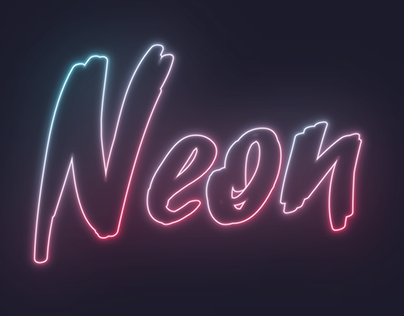 Neon Text Effects - glow font