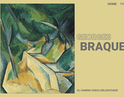 Georges Braque | Website idea
