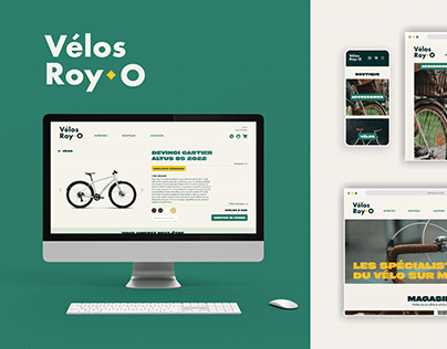 Refonte web Vélos Roy-O / Projet Étudiant