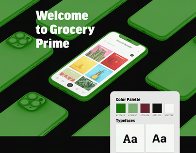 Grocery Prime Shopping Experience - UX/UI Design