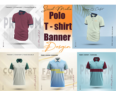 Polo Shirt Banner | social media desgin