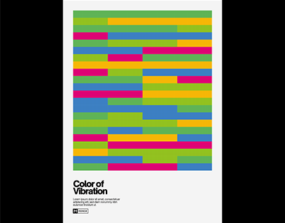 Color of Vibration Poster