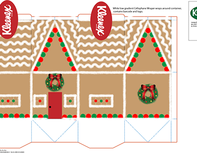 Gingerbread House tissue Box