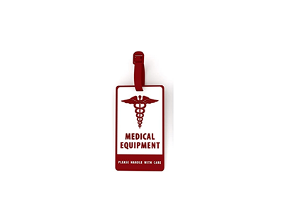Medical luggage tag