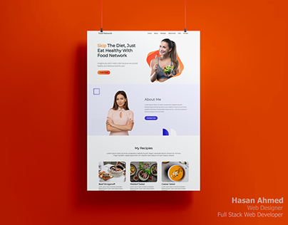 Food Network Responsive Landing Page
