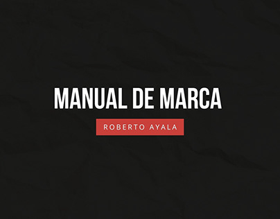 Roberto Ayala - Manual de marca