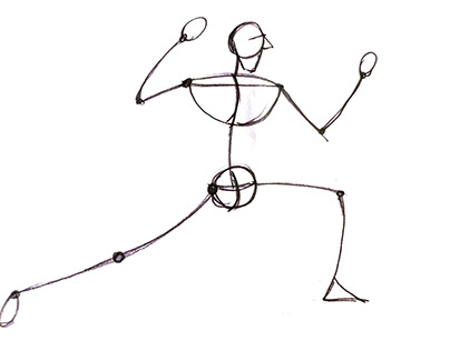 Basic Pose Drawing (Stick figure)