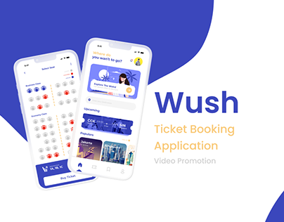 Wush - Ticket Booking Application Design