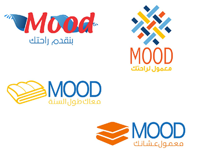 Mood for blankets logo design and slogan