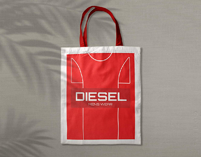 shopping bag ( DIESEL ) Mens wear