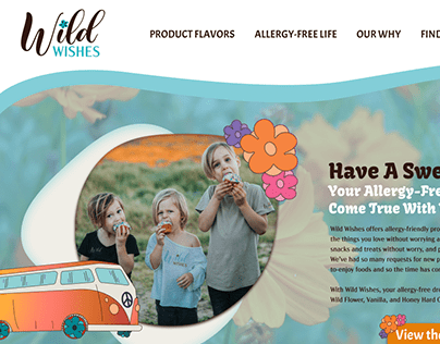 Wild Wishes Website Design