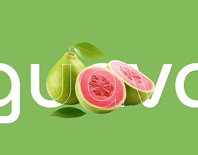 Guava | Outline Text Effect