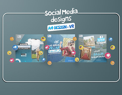 Social Media Designs - VR Page