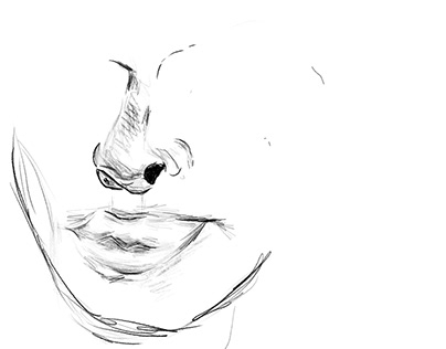 Practice drawing nose and mouth, Criticism is welcome!