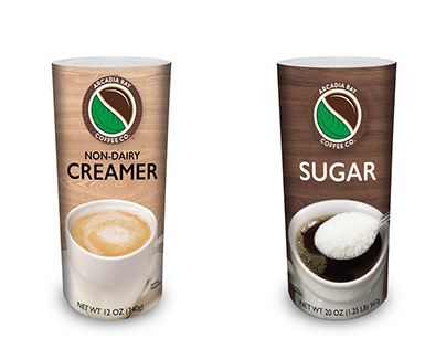 Non-Dairy Creamer & Sugar Canisters