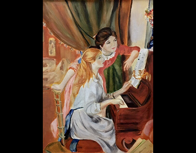 Renoir- Girls at a piano