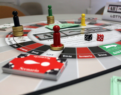All-Out Board Game: The Game of Gambling Addiction