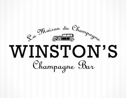 Winston's Champagne Bar - Branding