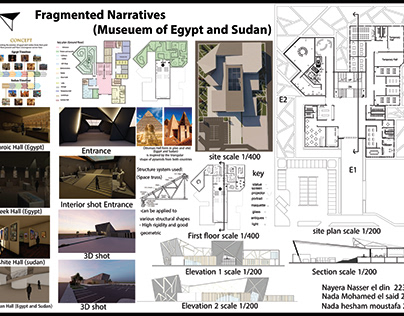 Fragmented narratives (Egypt-Sudan museum)( team work)