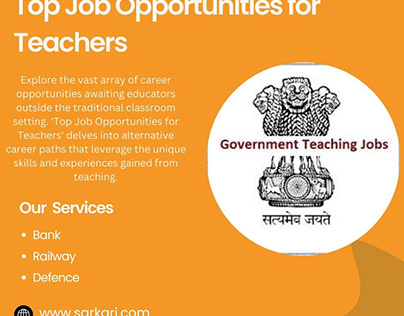 Top Job Opportunities for Teachers