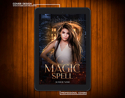 MAGIC SPELL " Fantasy book cover design "