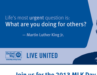 United Way of King County Campaign Posters