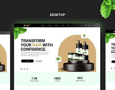 DREADS LION HAIR PRODUCT LANDING PAGE