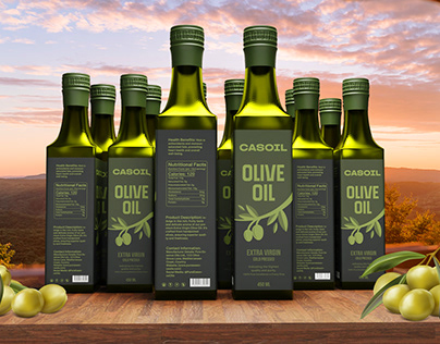 olive oil packaging design | label design
