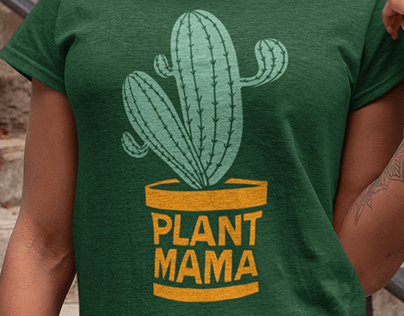 Plant Mama Logo and Apparel