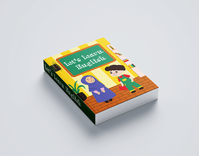Cover for English book for children