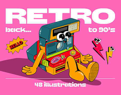 Project thumbnail - Back To 90s. Retro Collection