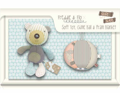 Design of Freddie & Flo plush products for Tesco
