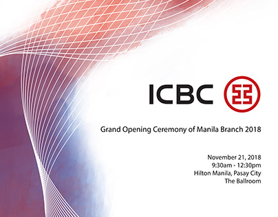 ICBC GRAND OPENING CEREMONY OF MANILA BRANCH 2018