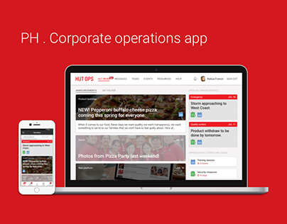 Corporate operations app - PH