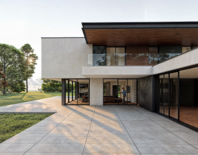 Project individual house in the Moscow region